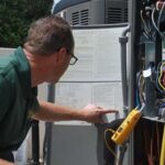 The technician reading AC charts